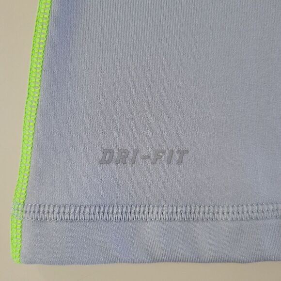 Nike Pro Women's Dri-FIT Half-Zip Gray Athletic Optic Illusion Running Pullover - Picture 10 of 15